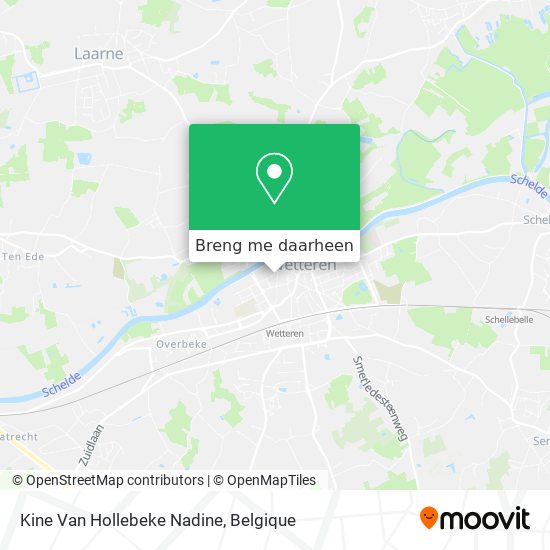 Kine Van Hollebeke Nadine kaart