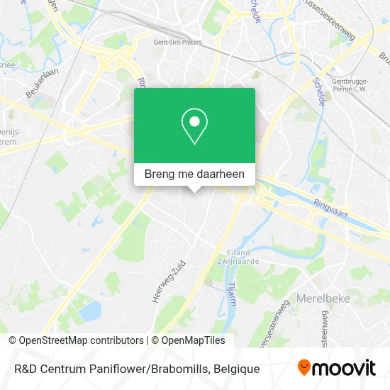 R&D Centrum Paniflower / Brabomills kaart
