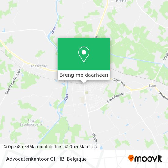 Advocatenkantoor GHHB kaart