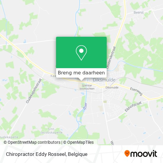 Chiropractor Eddy Rosseel kaart