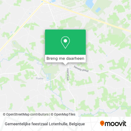 Gemeentelijke feestzaal Lotenhulle kaart