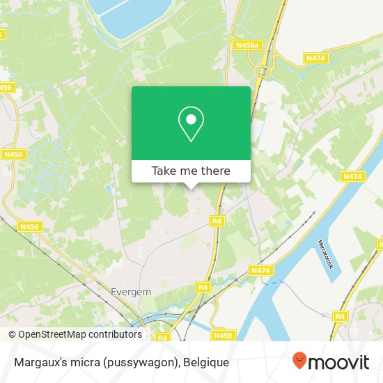 Margaux's micra (pussywagon) kaart