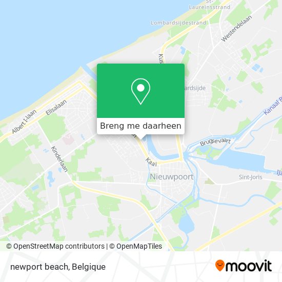 newport beach kaart