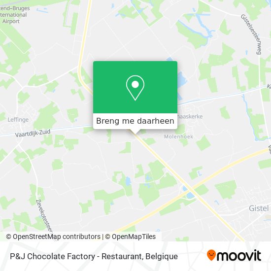 P&J Chocolate Factory - Restaurant kaart