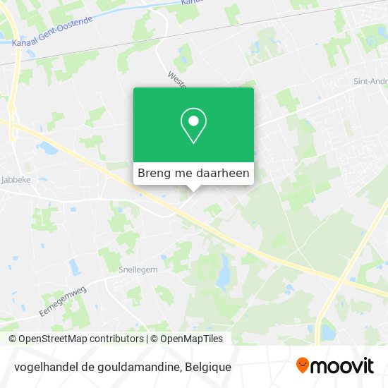 vogelhandel de gouldamandine kaart