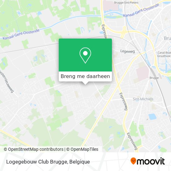 Logegebouw Club Brugge kaart