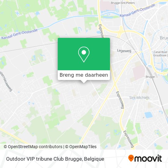 Outdoor VIP tribune Club Brugge kaart