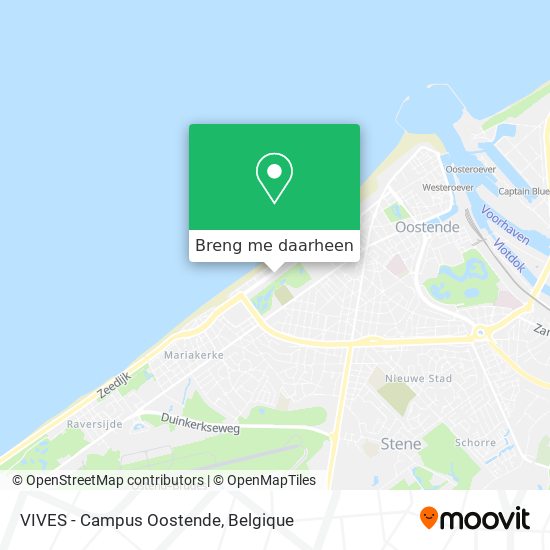 VIVES - Campus Oostende kaart
