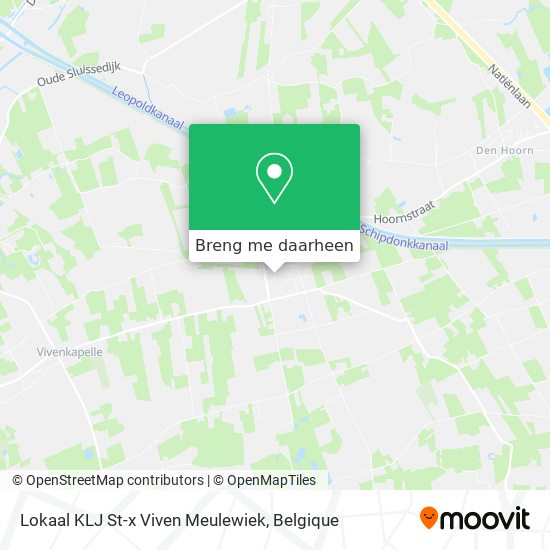 Lokaal KLJ St-x Viven Meulewiek kaart