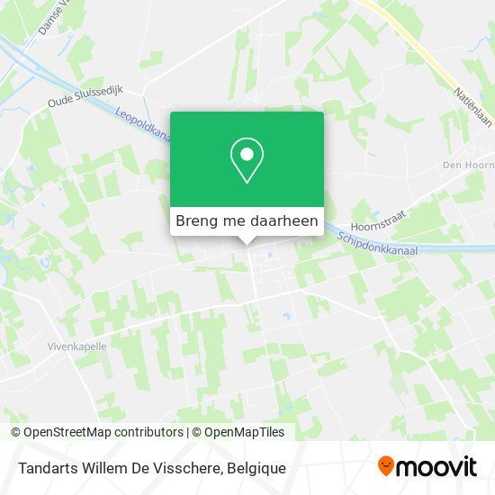 Tandarts Willem De Visschere kaart