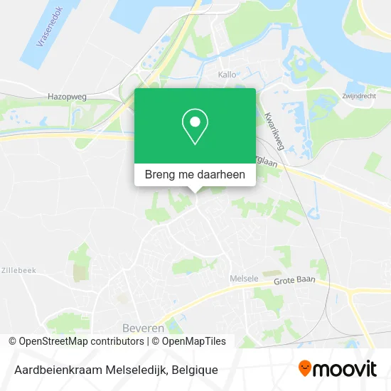 Aardbeienkraam Melseledijk kaart
