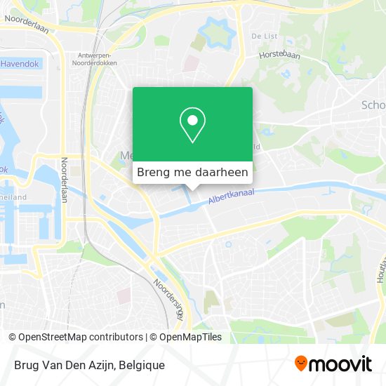 Brug Van Den Azijn kaart