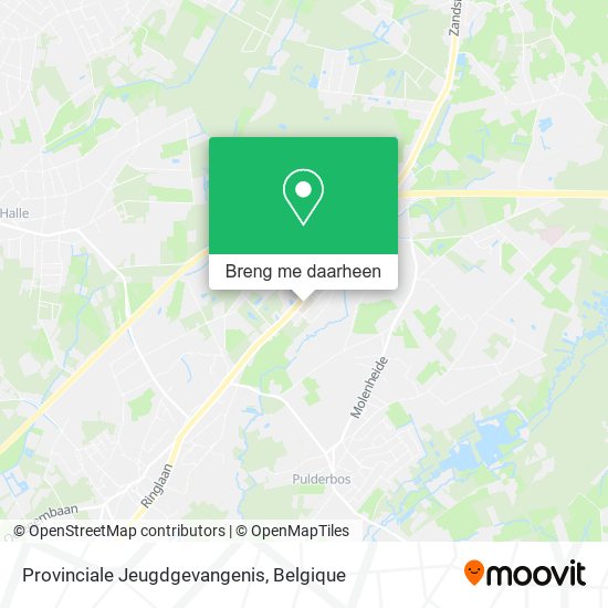 Provinciale Jeugdgevangenis kaart