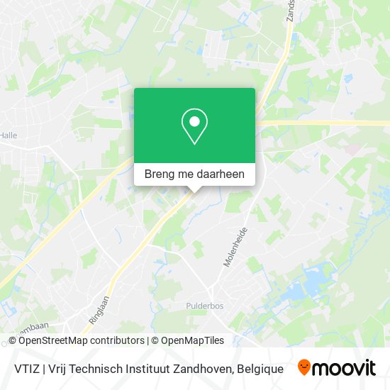 VTIZ | Vrij Technisch Instituut Zandhoven kaart
