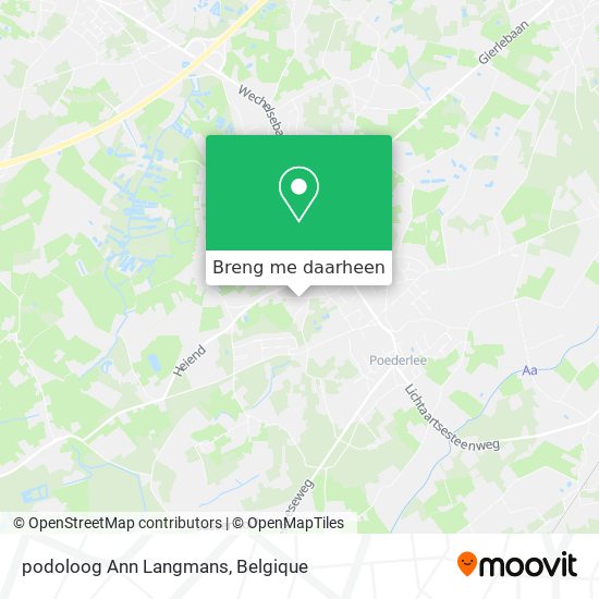 podoloog Ann Langmans kaart