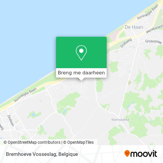 Bremhoeve Vosseslag kaart