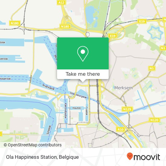 Ola Happiness Station kaart