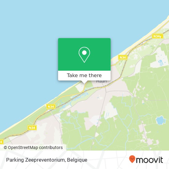 Parking Zeepreventorium kaart