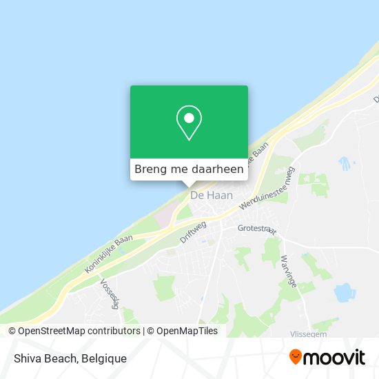 Shiva Beach kaart