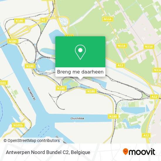 Antwerpen Noord Bundel C2 kaart