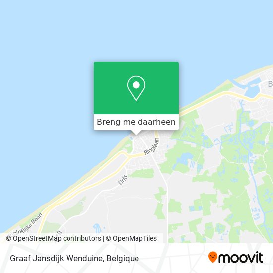 Graaf Jansdijk Wenduine kaart