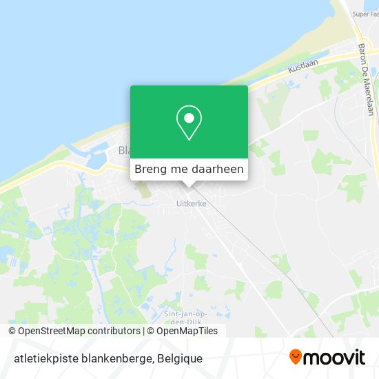 atletiekpiste blankenberge kaart