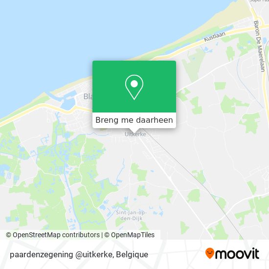 paardenzegening @uitkerke kaart