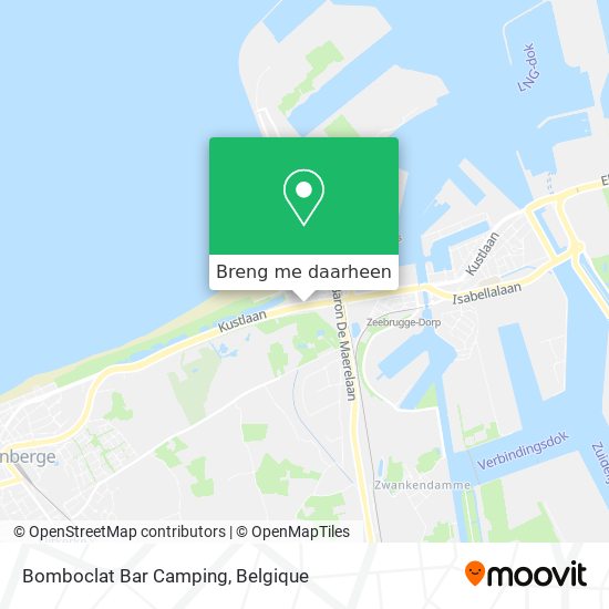 Bomboclat Bar Camping kaart