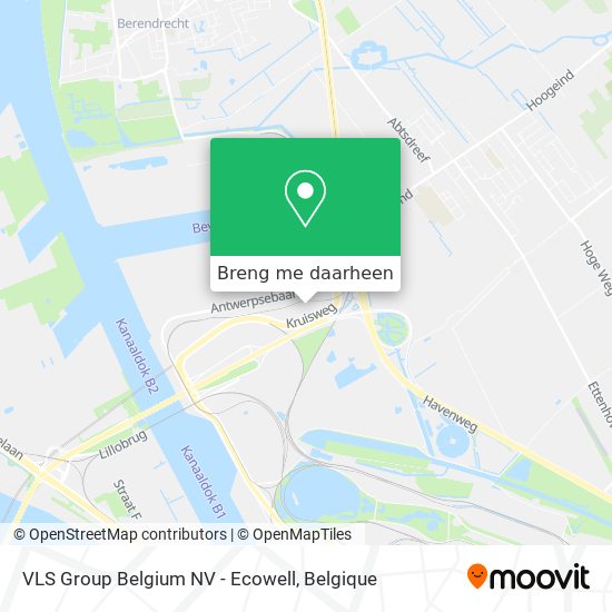 VLS Group Belgium NV - Ecowell kaart