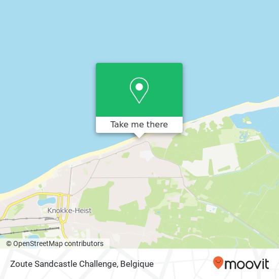 Zoute Sandcastle Challenge kaart