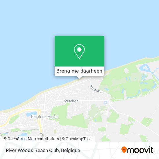 River Woods Beach Club kaart
