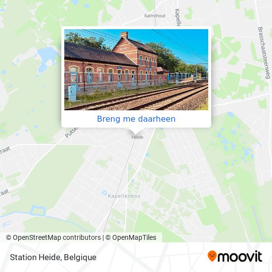 Station Heide kaart