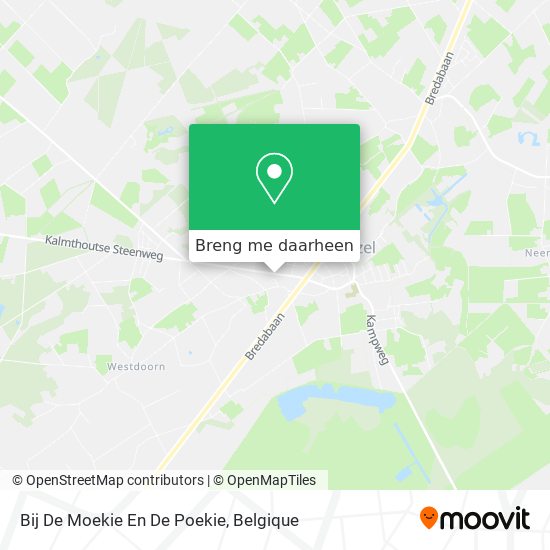 Bij De Moekie En De Poekie kaart