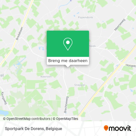 Sportpark De Dorens kaart