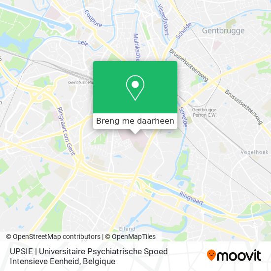 UPSIE | Universitaire Psychiatrische Spoed Intensieve Eenheid kaart