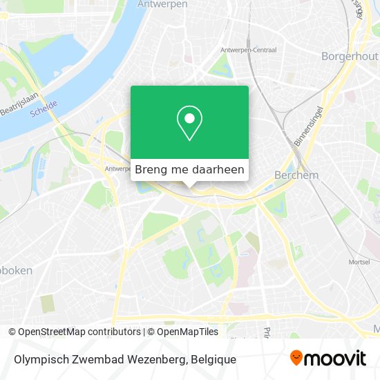 Olympisch Zwembad Wezenberg kaart