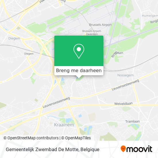 Gemeentelijk Zwembad De Motte kaart