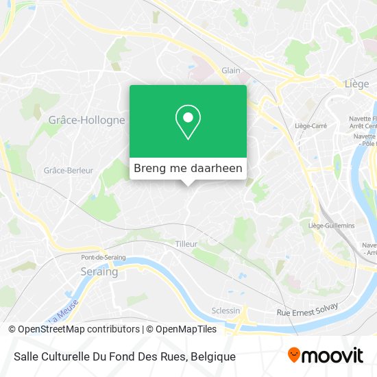 Salle Culturelle Du Fond Des Rues kaart