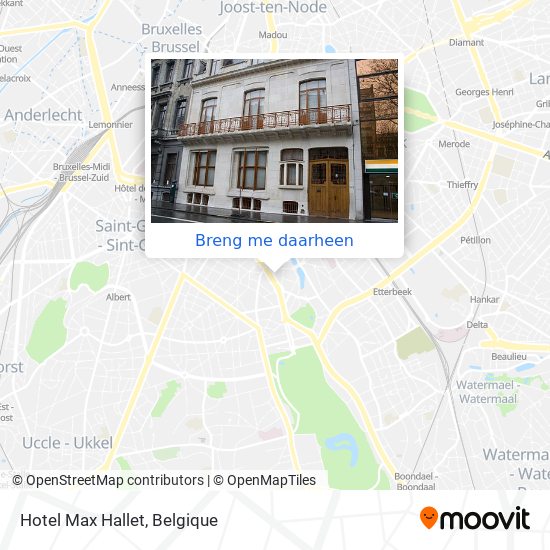 Hotel Max Hallet kaart