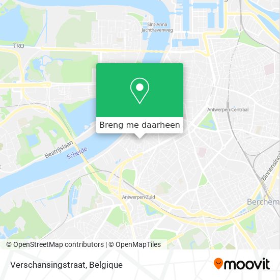 Verschansingstraat kaart