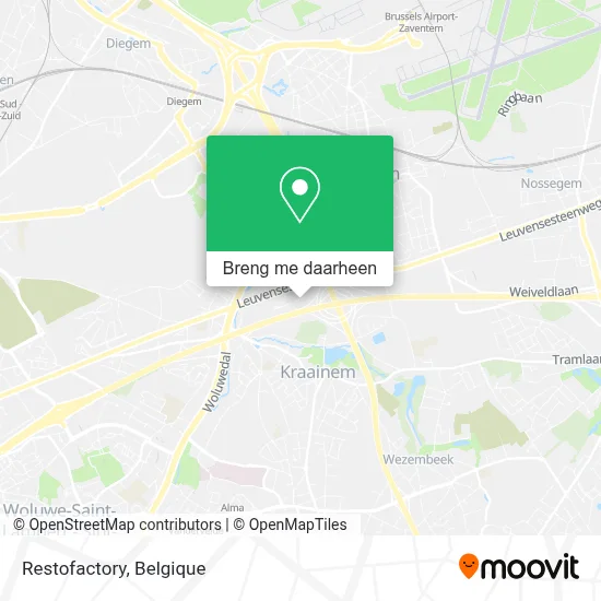 Restofactory kaart
