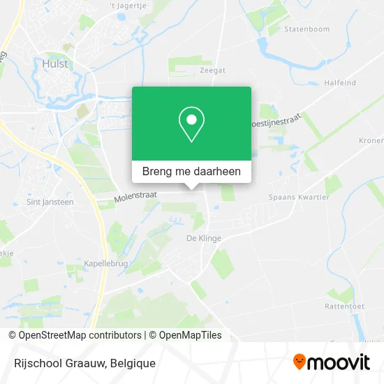 Rijschool Graauw kaart