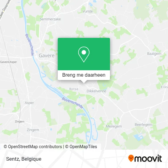 Sentz kaart