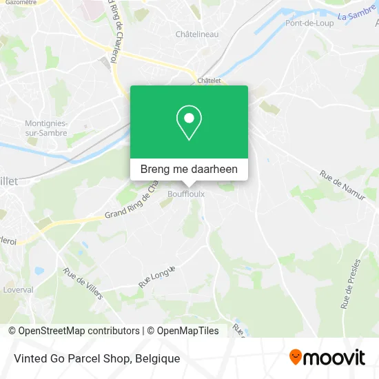 Vinted Go Parcel Shop kaart