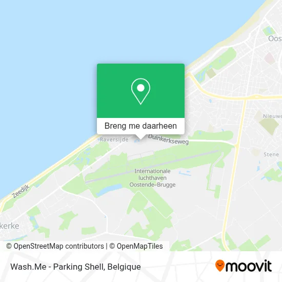 Wash.Me - Parking Shell kaart