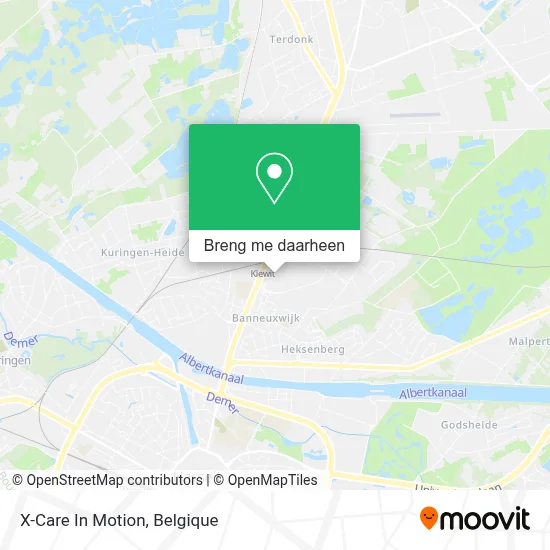 X-Care In Motion kaart