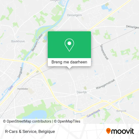 R-Cars & Service kaart