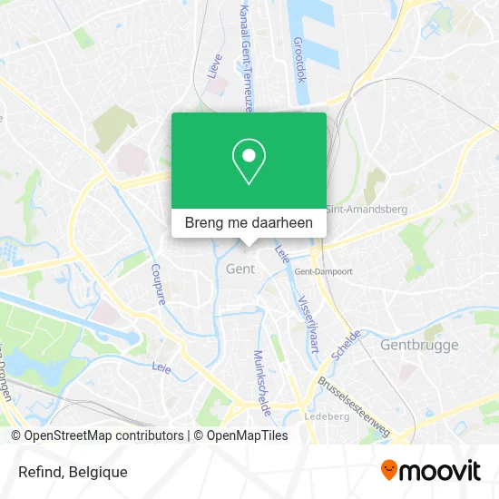 Refind kaart