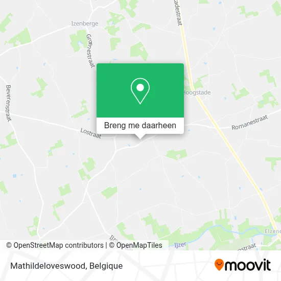 Mathildeloveswood kaart