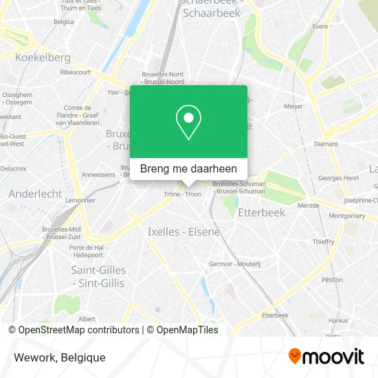 Wework kaart